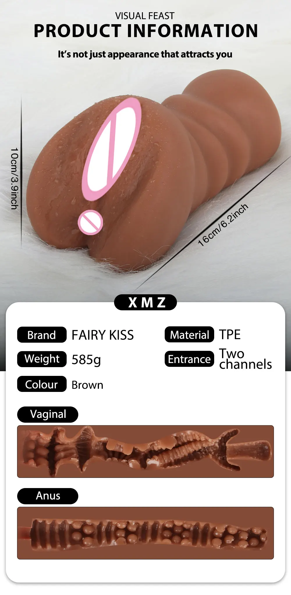 Sex Toys For Men Realistic Male Masturbator Pocke Pussy Vaginal Artificial Real Vagina Anal Blowjob Oral Masturbation Soft Stick - Image 24