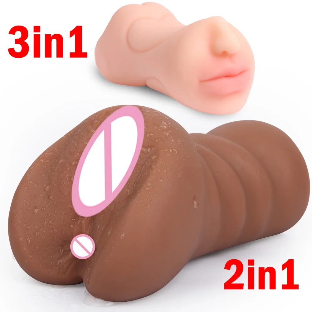 Sex Toys For Men Realistic Male Masturbator Pocke Pussy Vaginal Artificial Real Vagina Anal Blowjob Oral Masturbation Soft Stick - Image 17
