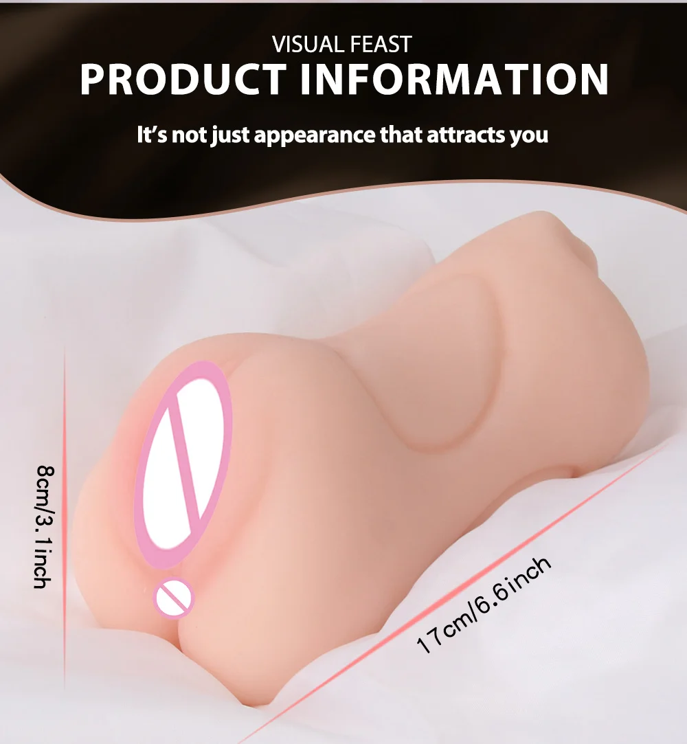 Sex Toys For Men Realistic Male Masturbator Pocke Pussy Vaginal Artificial Real Vagina Anal Blowjob Oral Masturbation Soft Stick - Image 26