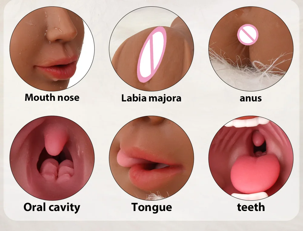 Sex Toys For Men Realistic Male Masturbator Pocke Pussy Vaginal Artificial Real Vagina Anal Blowjob Oral Masturbation Soft Stick - Image 31