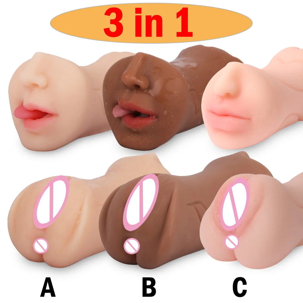 Sex Toys For Men Realistic Male Masturbator Pocke Pussy Vaginal Artificial Real Vagina Anal Blowjob Oral Masturbation Soft Stick - Image 18