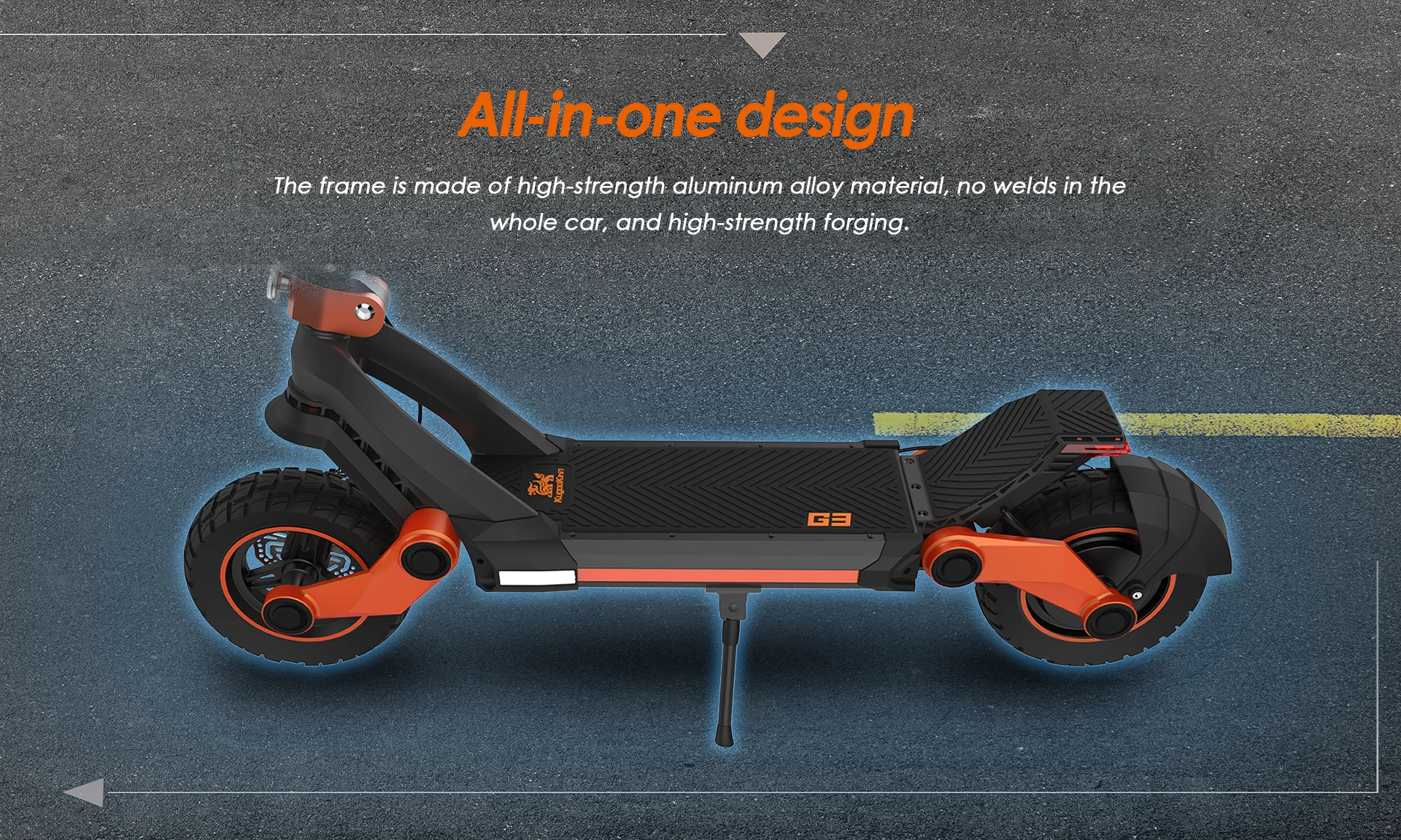 Kukirin G3 Adult Foldable Electric Scooter Powerful 52V18AH Off-Road Electric Scooter - Image 20