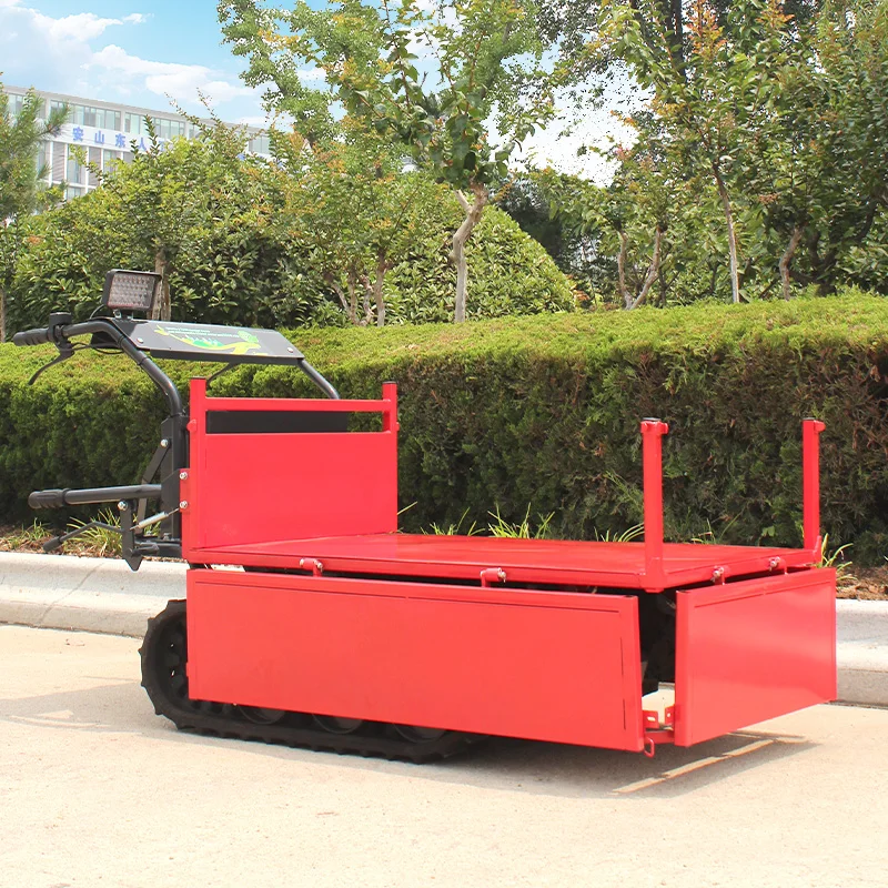 Forestry Small Electric Crawler Transport Truck 500KG High Horsepower Farm Use Dump Truck Efficient Transport Vehicle Customized - Image 2