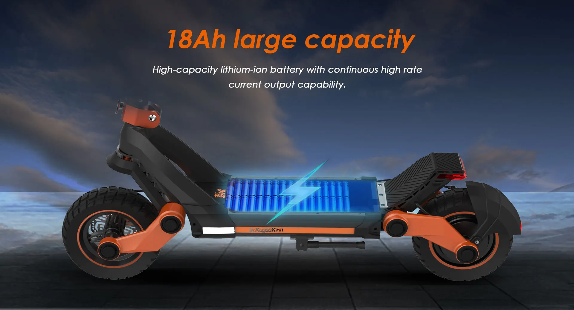 Kukirin G3 Adult Foldable Electric Scooter Powerful 52V18AH Off-Road Electric Scooter - Image 17