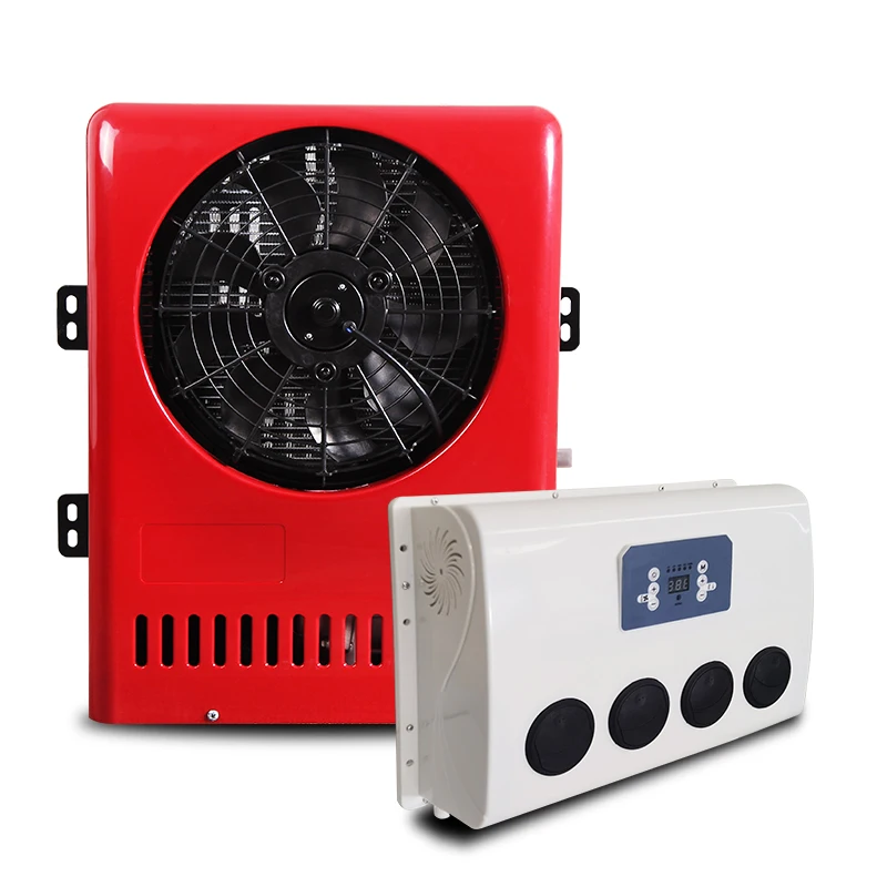 Truck 12V 24V Electric Tractor Backpack Air Conditioning Parking Cooler Excavator Cab Parking Split DC Air Conditioning System