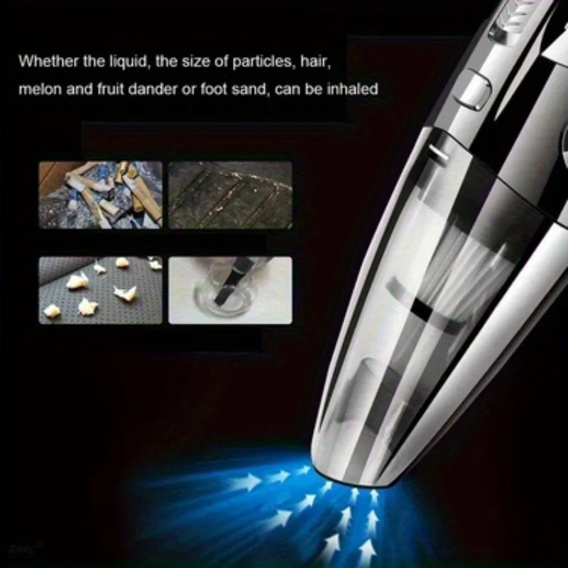 12V Handheld Vacuum Cleaner, Handheld Car Vacuum Cleaner With Strong Suction Power, Portable Mini Handheld Car Vacuum Cleaner - Image 10
