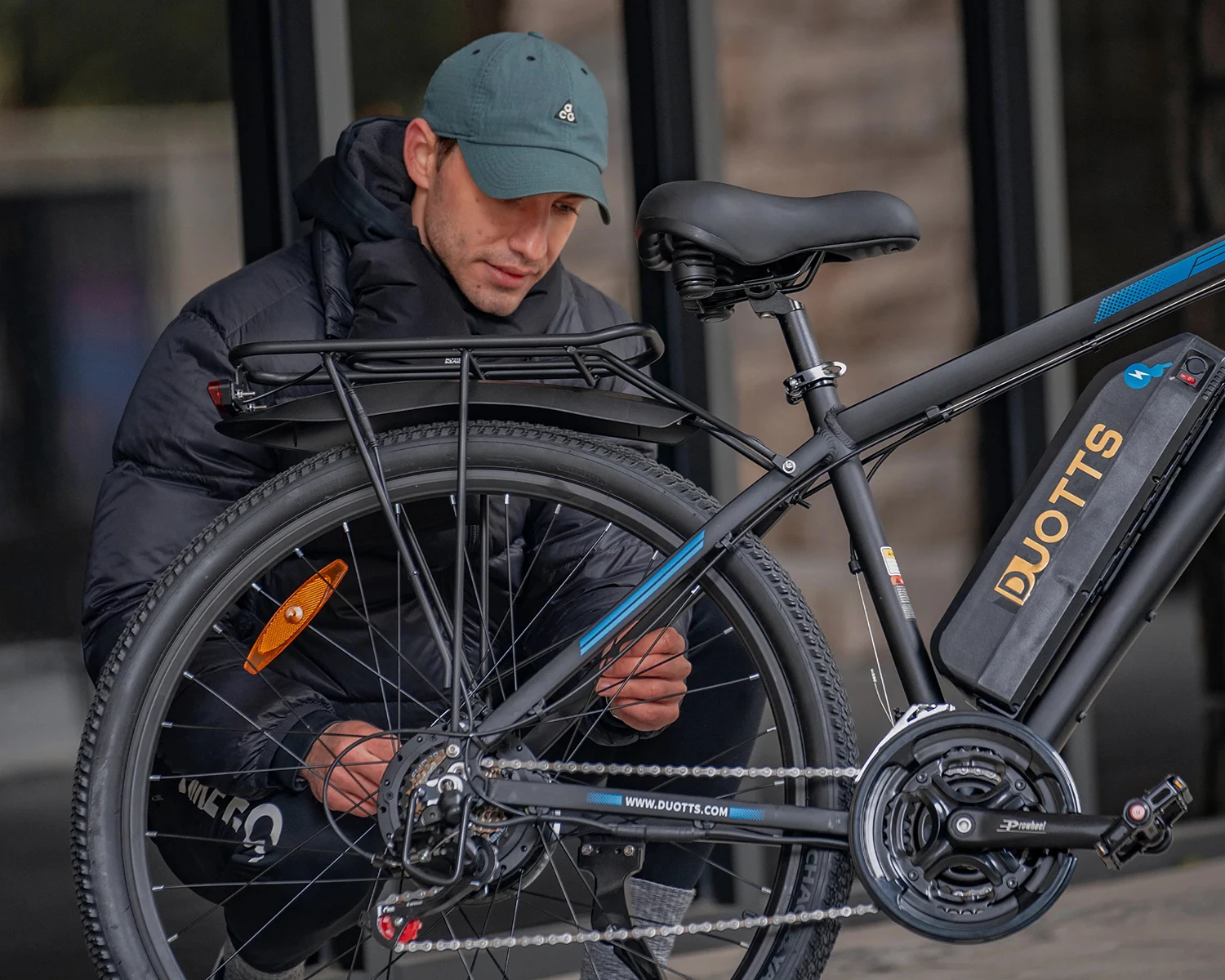 EU UK Warehouse Stock Duotts C29 Dual Battery Dirt Electric Bicycle Ebike Hybrid Electric Mountain Dirt E Bike For Adults - Image 26