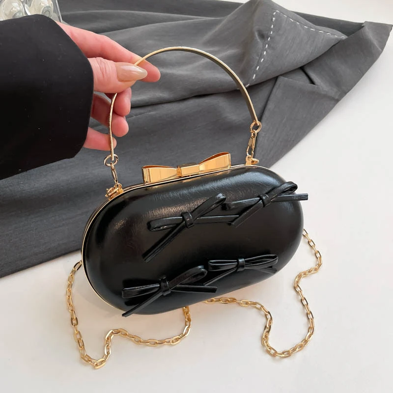 Women Party Dinner bag Exquisite Ladies Dinner Bag Luxury Leather Elegant Chain Simple Formal Gorgeous Crossbody Daily use Purse - Image 43