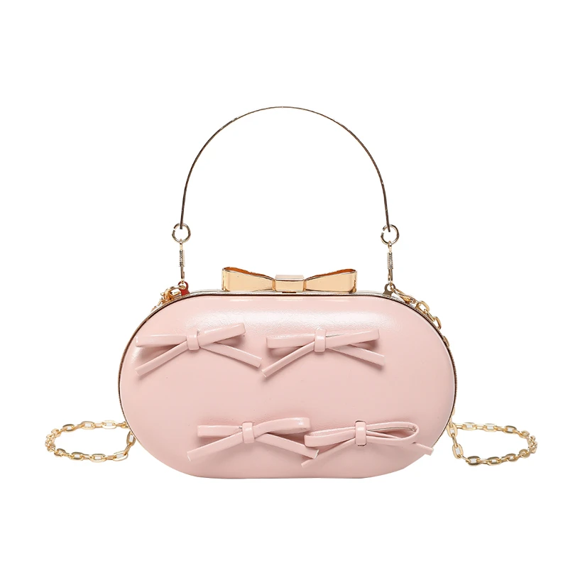 Women Party Dinner bag Exquisite Ladies Dinner Bag Luxury Leather Elegant Chain Simple Formal Gorgeous Crossbody Daily use Purse - Image 3