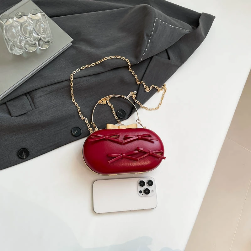 Women Party Dinner bag Exquisite Ladies Dinner Bag Luxury Leather Elegant Chain Simple Formal Gorgeous Crossbody Daily use Purse - Image 48