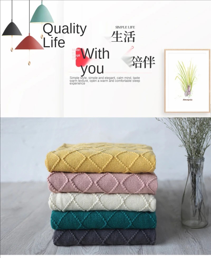 Soft Winter Bed Linen Sofa Cover Bedspread Home Decor Drop Shopping Knitted Throw Blankets for Beds with Tassel 125x230cm - Image 13
