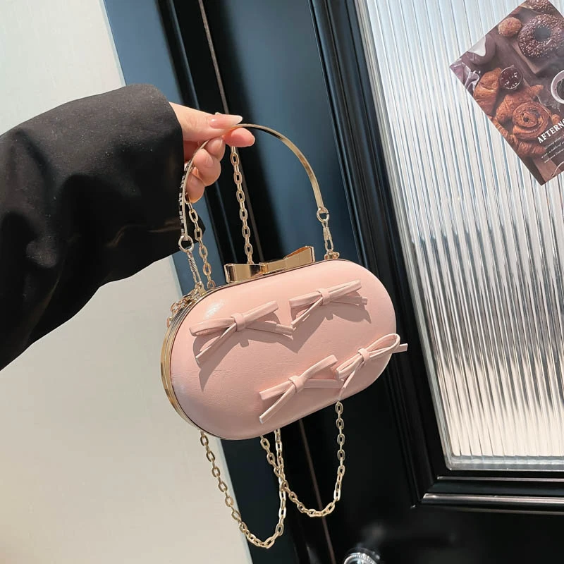 Women Party Dinner bag Exquisite Ladies Dinner Bag Luxury Leather Elegant Chain Simple Formal Gorgeous Crossbody Daily use Purse - Image 51