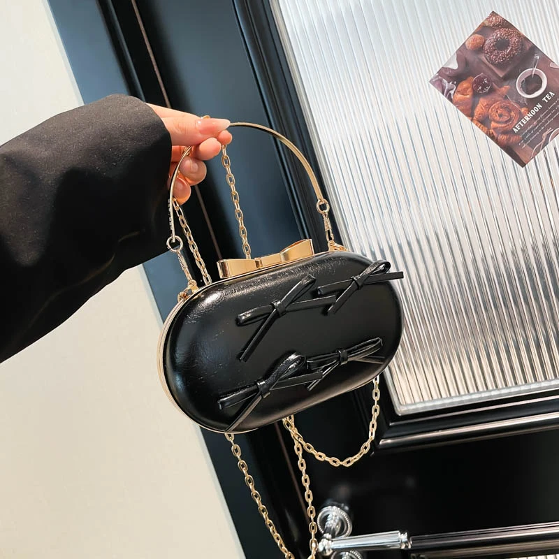 Women Party Dinner bag Exquisite Ladies Dinner Bag Luxury Leather Elegant Chain Simple Formal Gorgeous Crossbody Daily use Purse - Image 52