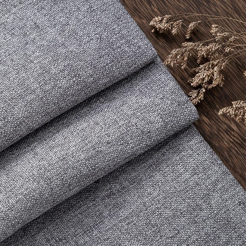 Thickened Plain Linen Fabric Fine By The Meter for Tablecloth Bags Pillow Cushion Cover Sewing Sofa Cloth Wearable Beige Gray - Image 27