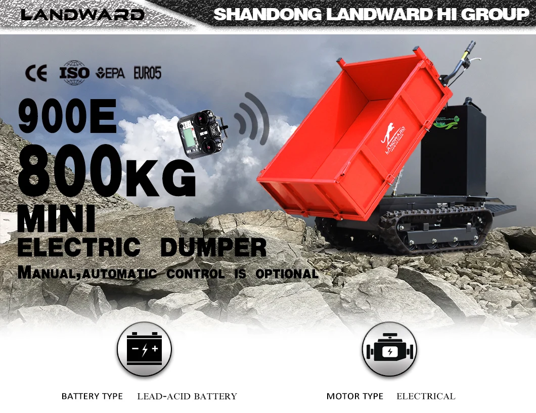 Forestry Small Electric Crawler Transport Truck 500KG High Horsepower Farm Use Dump Truck Efficient Transport Vehicle Customized - Image 8