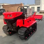 Hot Selling Agricultural Diesel Small Tracked Rotary Tiller Tractor with CE Certification, 50 Horsepower