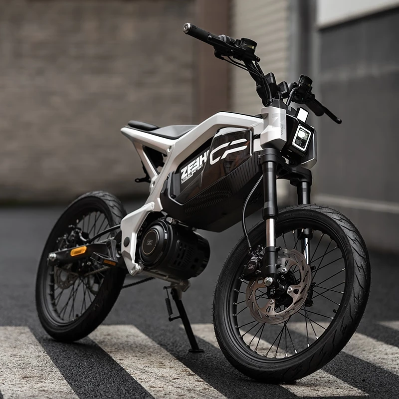 17" urban e-bike e-scooter 50km/h CITY electric bicycle mid-motor mobility excursions Soft tail electric motorcycle smart ebike - Image 5