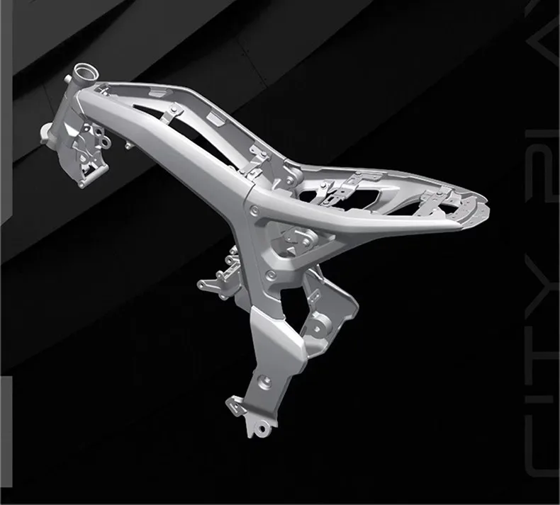 17" urban e-bike e-scooter 50km/h CITY electric bicycle mid-motor mobility excursions Soft tail electric motorcycle smart ebike - Image 14