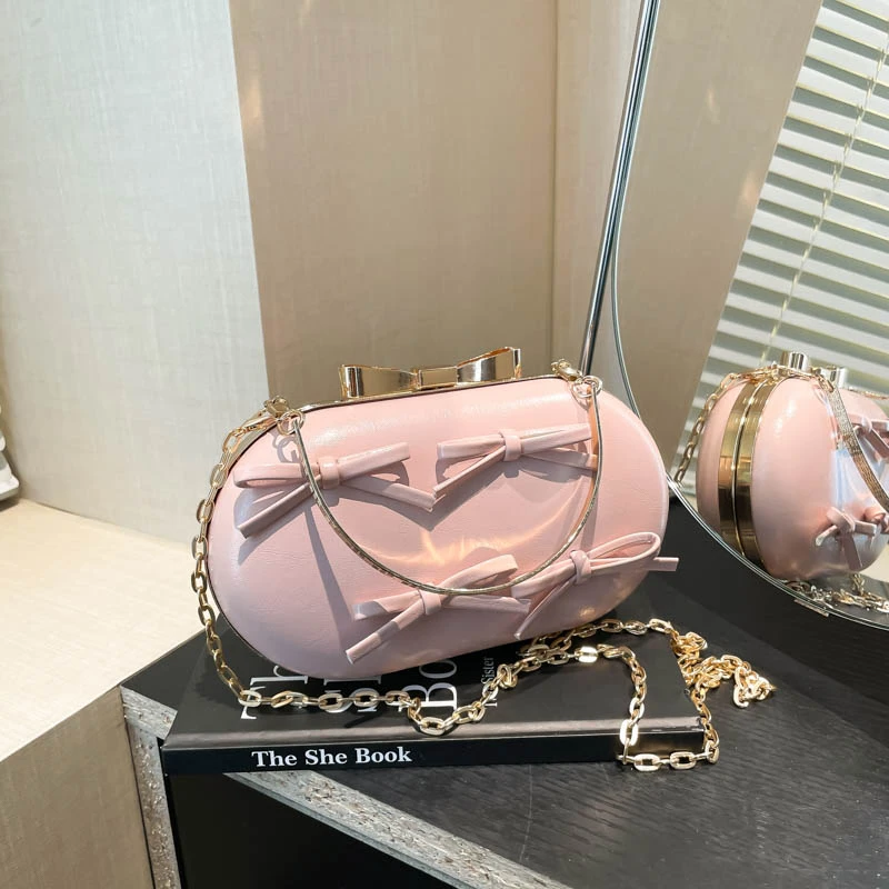 Women Party Dinner bag Exquisite Ladies Dinner Bag Luxury Leather Elegant Chain Simple Formal Gorgeous Crossbody Daily use Purse - Image 26