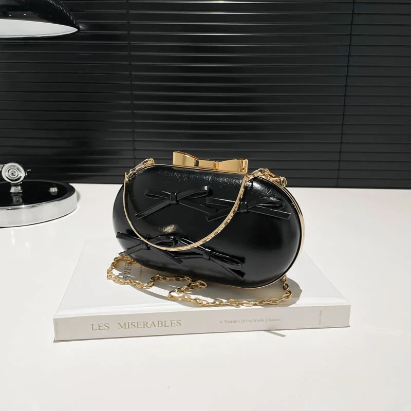 Women Party Dinner bag Exquisite Ladies Dinner Bag Luxury Leather Elegant Chain Simple Formal Gorgeous Crossbody Daily use Purse - Image 24