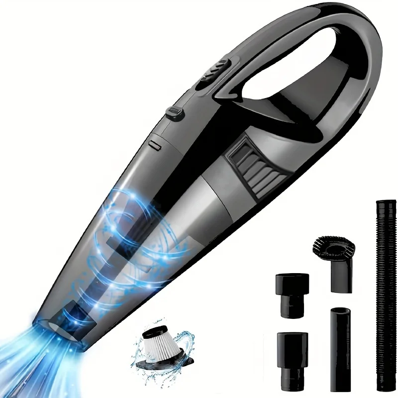 12V Handheld Vacuum Cleaner, Handheld Car Vacuum Cleaner With Strong Suction Power, Portable Mini Handheld Car Vacuum Cleaner - Image 13