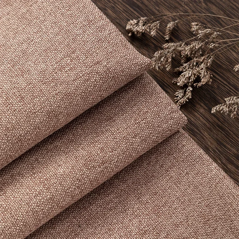 Thickened Plain Linen Fabric Fine By The Meter for Tablecloth Bags Pillow Cushion Cover Sewing Sofa Cloth Wearable Beige Gray - Image 14