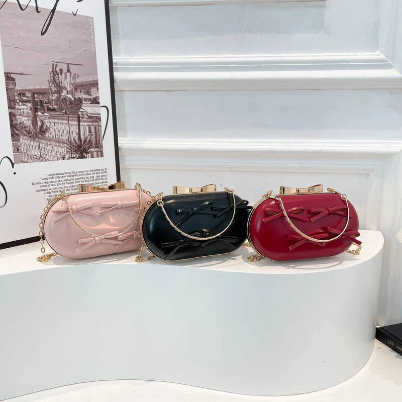 Women Party Dinner bag Exquisite Ladies Dinner Bag Luxury Leather Elegant Chain Simple Formal Gorgeous Crossbody Daily use Purse - Image 22