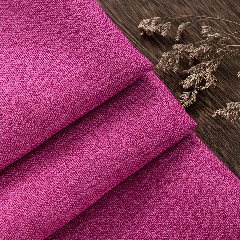 Thickened Plain Linen Fabric Fine By The Meter for Tablecloth Bags Pillow Cushion Cover Sewing Sofa Cloth Wearable Beige Gray - Image 8