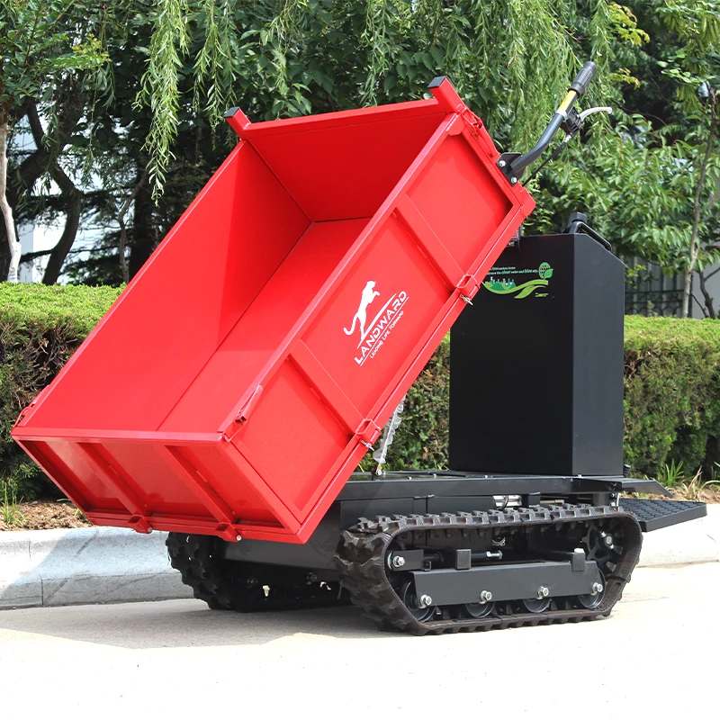 Forestry Small Electric Crawler Transport Truck 500KG High Horsepower Farm Use Dump Truck Efficient Transport Vehicle Customized - Image 3