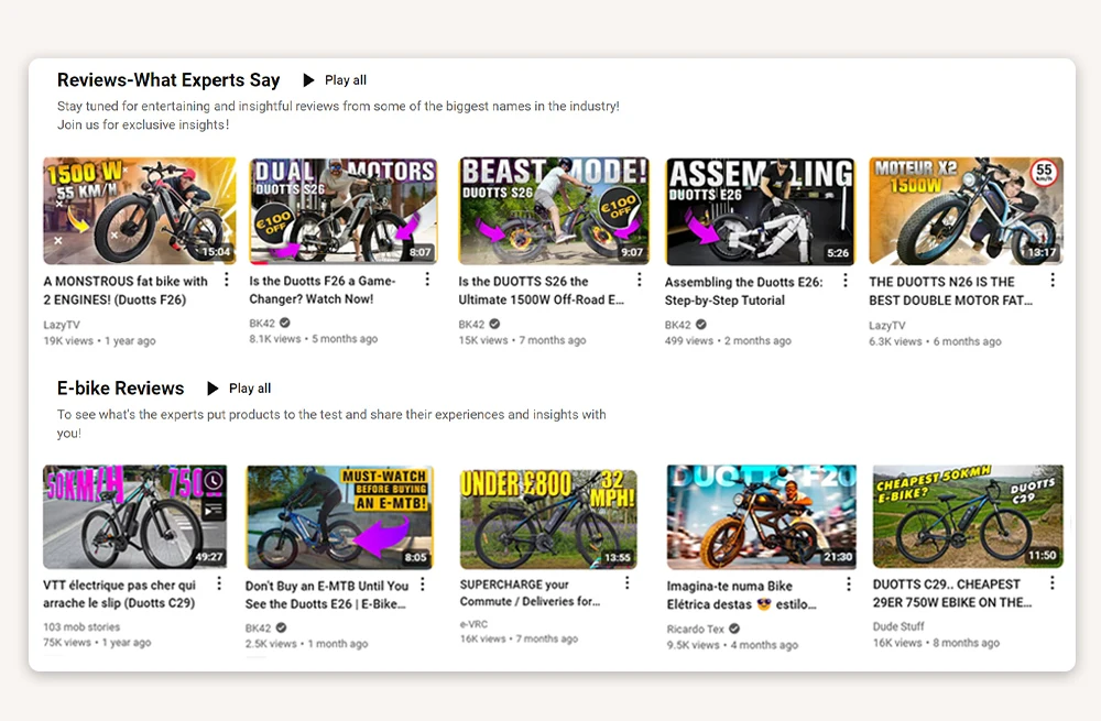 EU UK Warehouse Stock Duotts C29 Dual Battery Dirt Electric Bicycle Ebike Hybrid Electric Mountain Dirt E Bike For Adults - Image 34