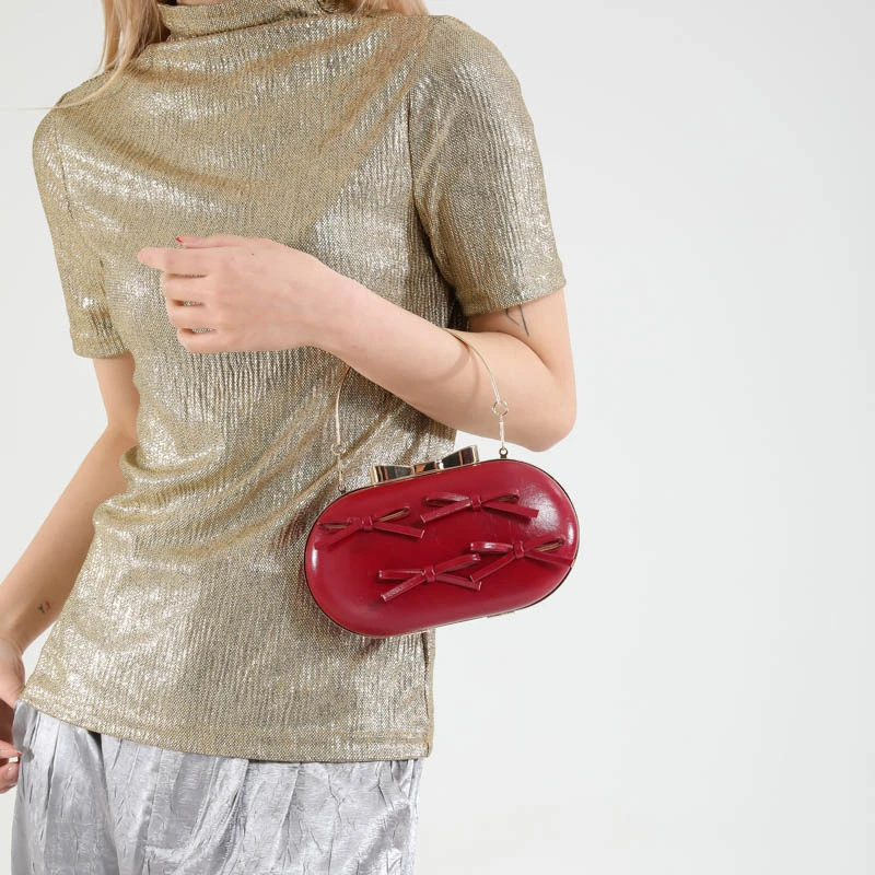 Women Party Dinner bag Exquisite Ladies Dinner Bag Luxury Leather Elegant Chain Simple Formal Gorgeous Crossbody Daily use Purse - Image 16