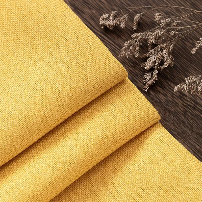 Thickened Plain Linen Fabric Fine By The Meter for Tablecloth Bags Pillow Cushion Cover Sewing Sofa Cloth Wearable Beige Gray - Image 11