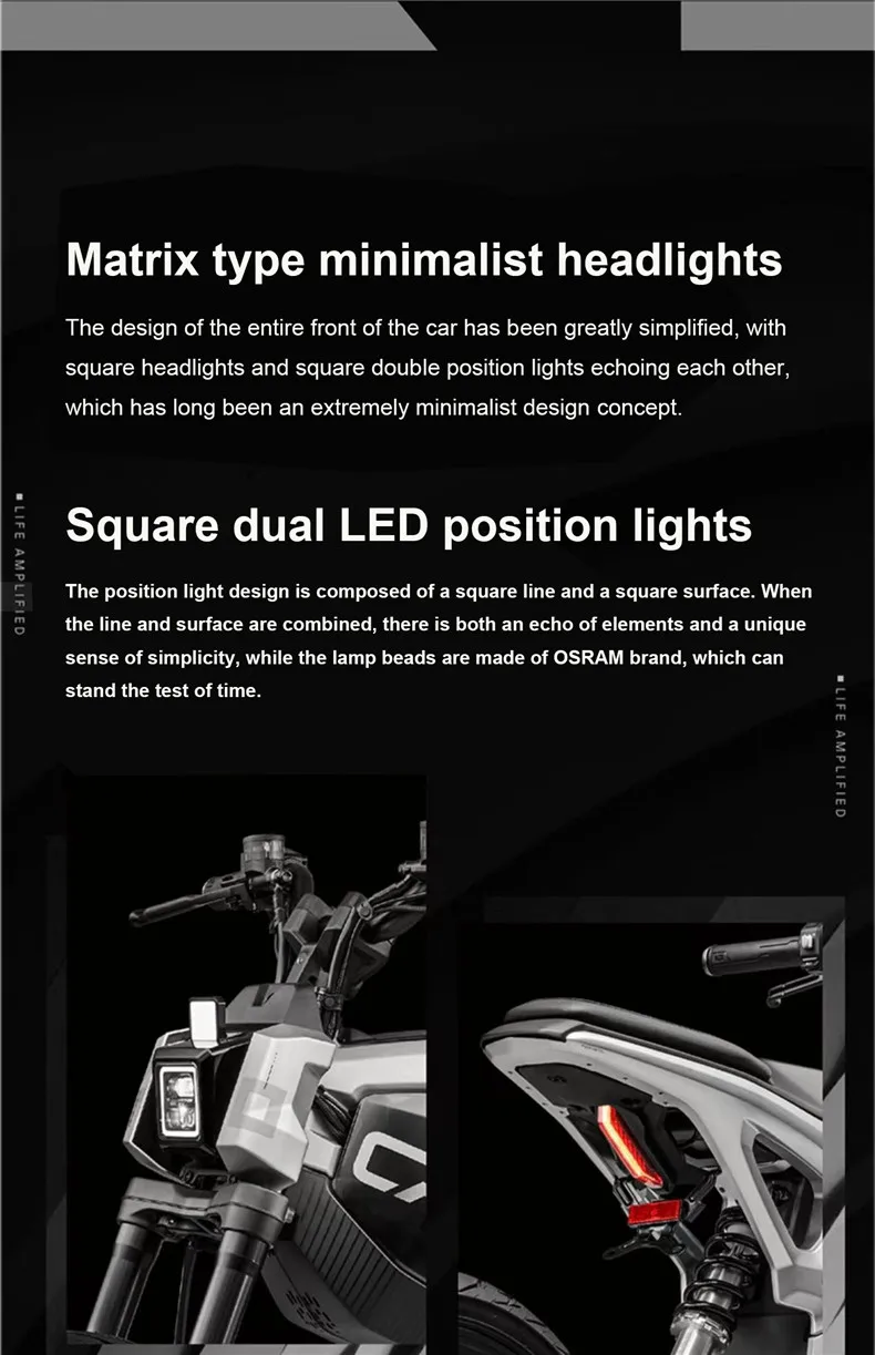 17" urban e-bike e-scooter 50km/h CITY electric bicycle mid-motor mobility excursions Soft tail electric motorcycle smart ebike - Image 10