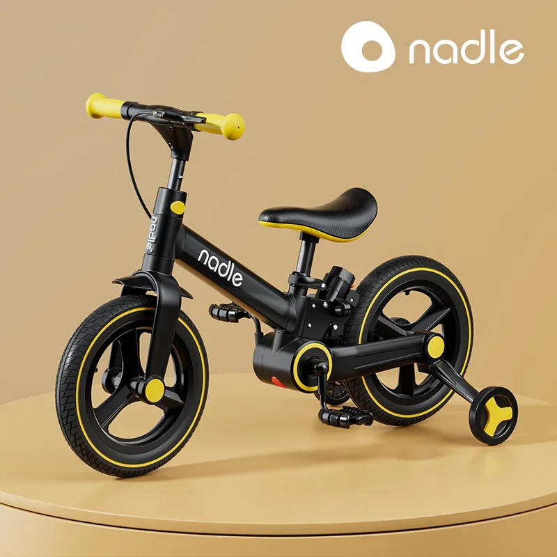 Children's bicycle balance bike 2-in-1 1-3 1-6-year-old girl boy pedal folding bike - Image 6