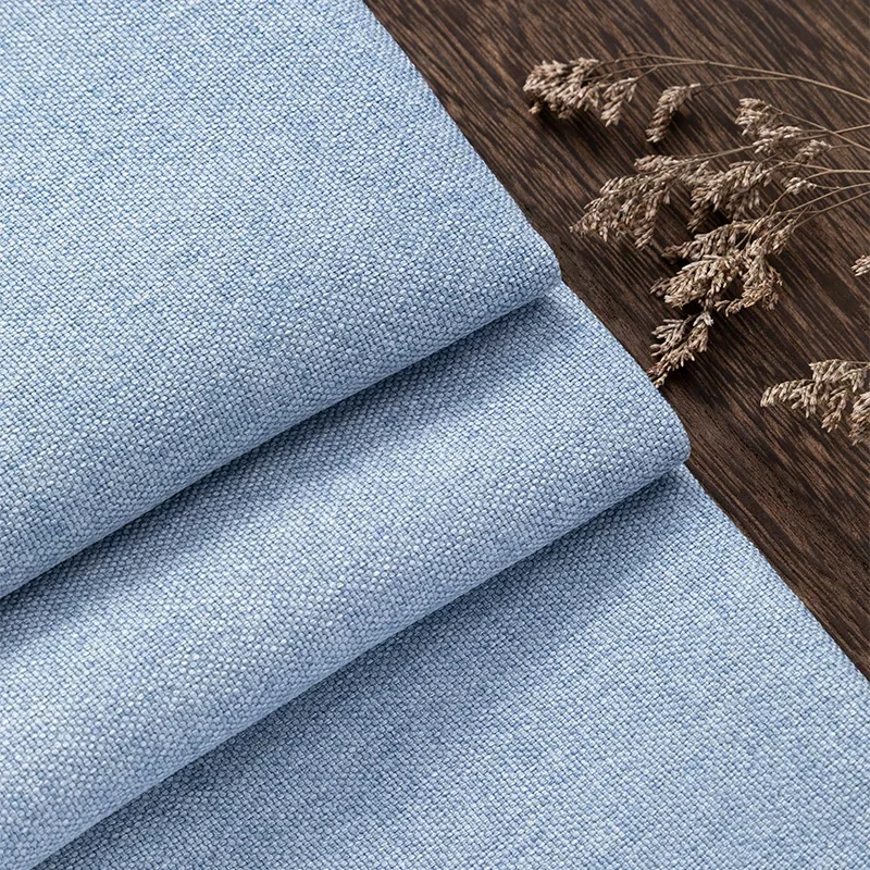 Thickened Plain Linen Fabric Fine By The Meter for Tablecloth Bags Pillow Cushion Cover Sewing Sofa Cloth Wearable Beige Gray - Image 24