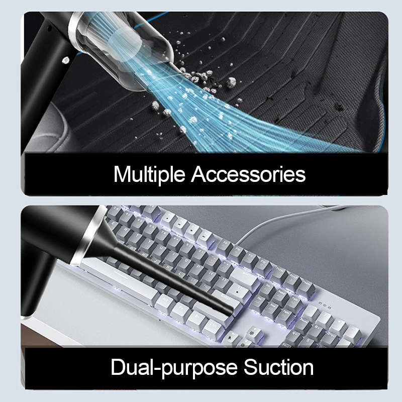 Car Vacuum Cleaner Portable Small Vacuum Cleaner For Multi Purpose Vehicles Small Household Pump Handheld Car Vacuum Cleaner - Image 13