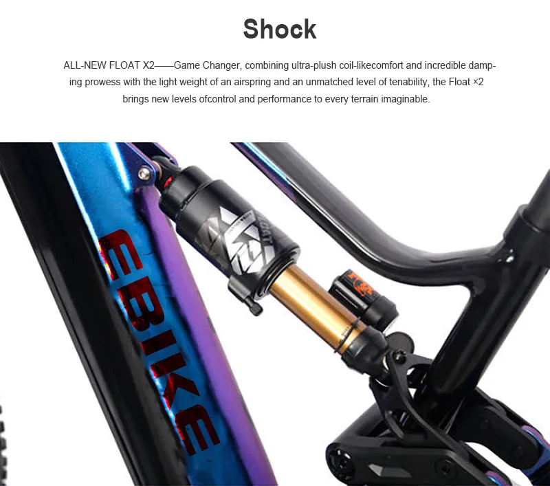 29inch high-end all-terrain electric mountain bike slow down soft tail dual shock emtb 12speed bafang mid motor off-road ebike - Image 13