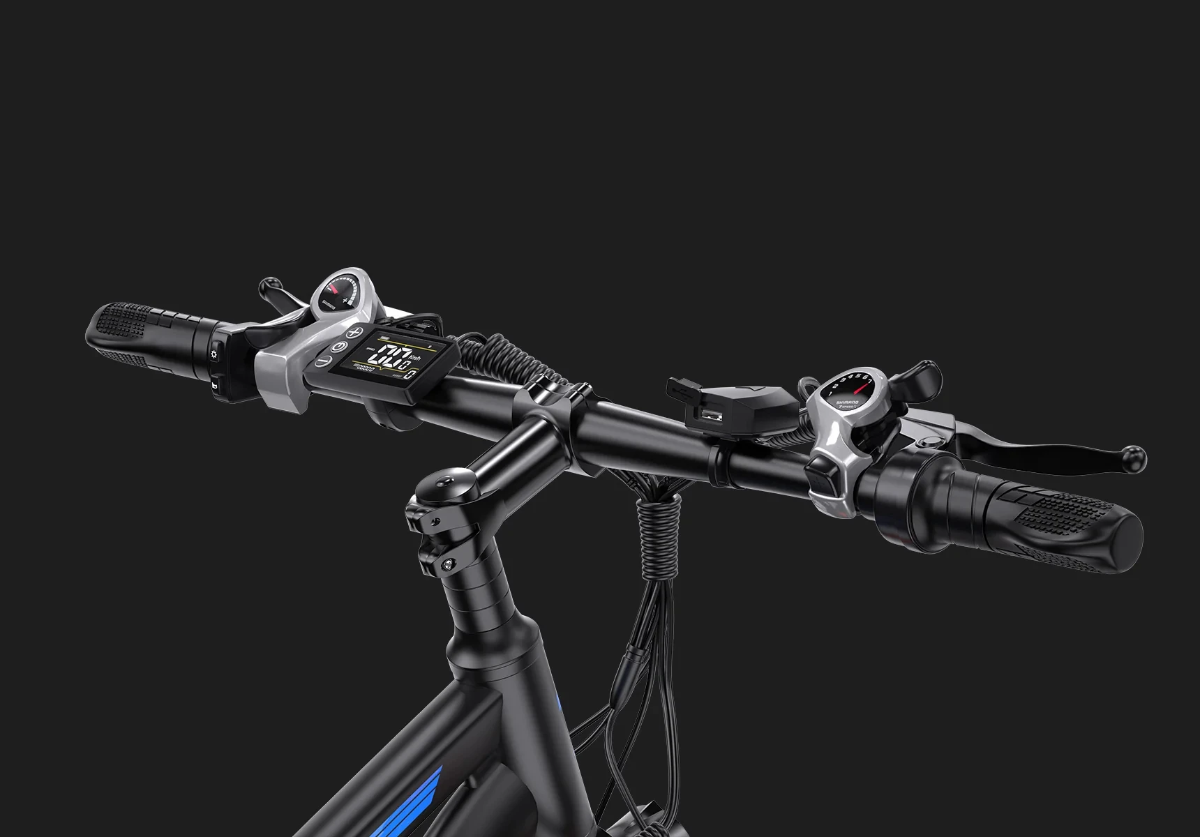 EU UK Warehouse Stock Duotts C29 Dual Battery Dirt Electric Bicycle Ebike Hybrid Electric Mountain Dirt E Bike For Adults - Image 22