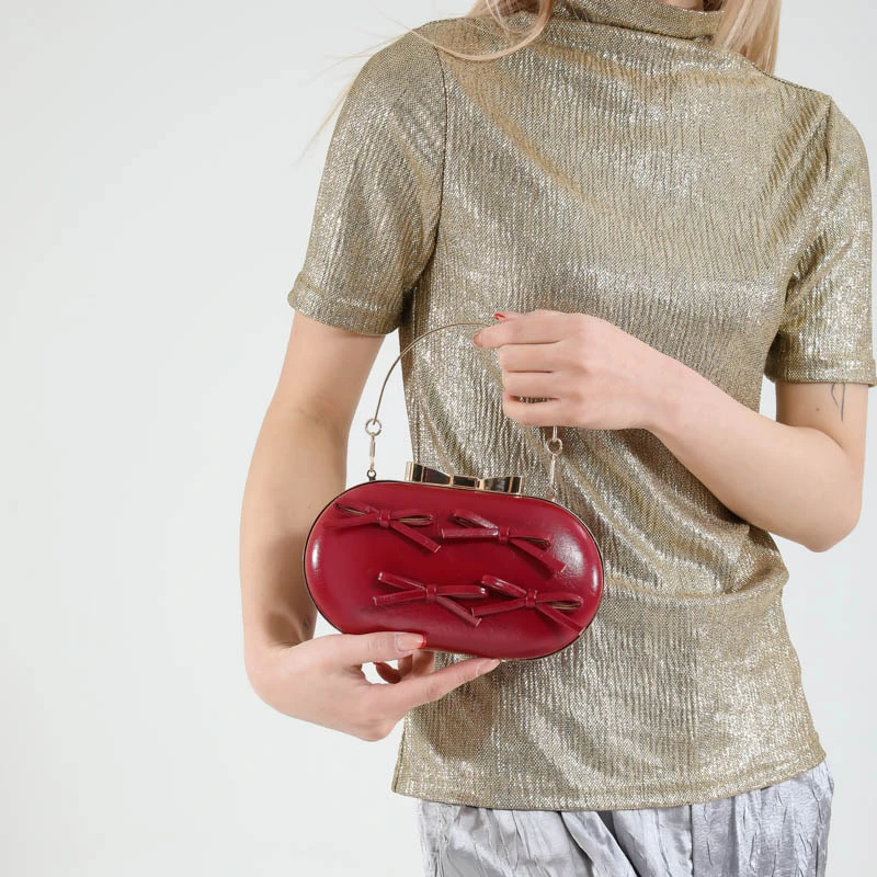 Women Party Dinner bag Exquisite Ladies Dinner Bag Luxury Leather Elegant Chain Simple Formal Gorgeous Crossbody Daily use Purse - Image 17