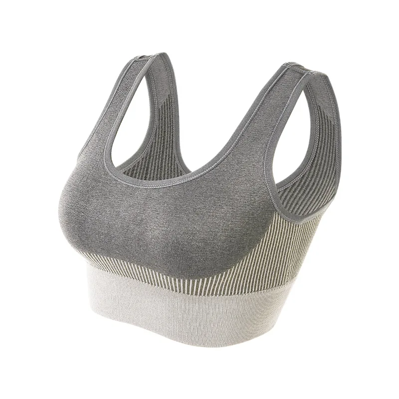 Women’s Tops Knitted Sports Bras Gym Running Fitness Yoga Bra Sportswear Padded Push Up Sports Tops