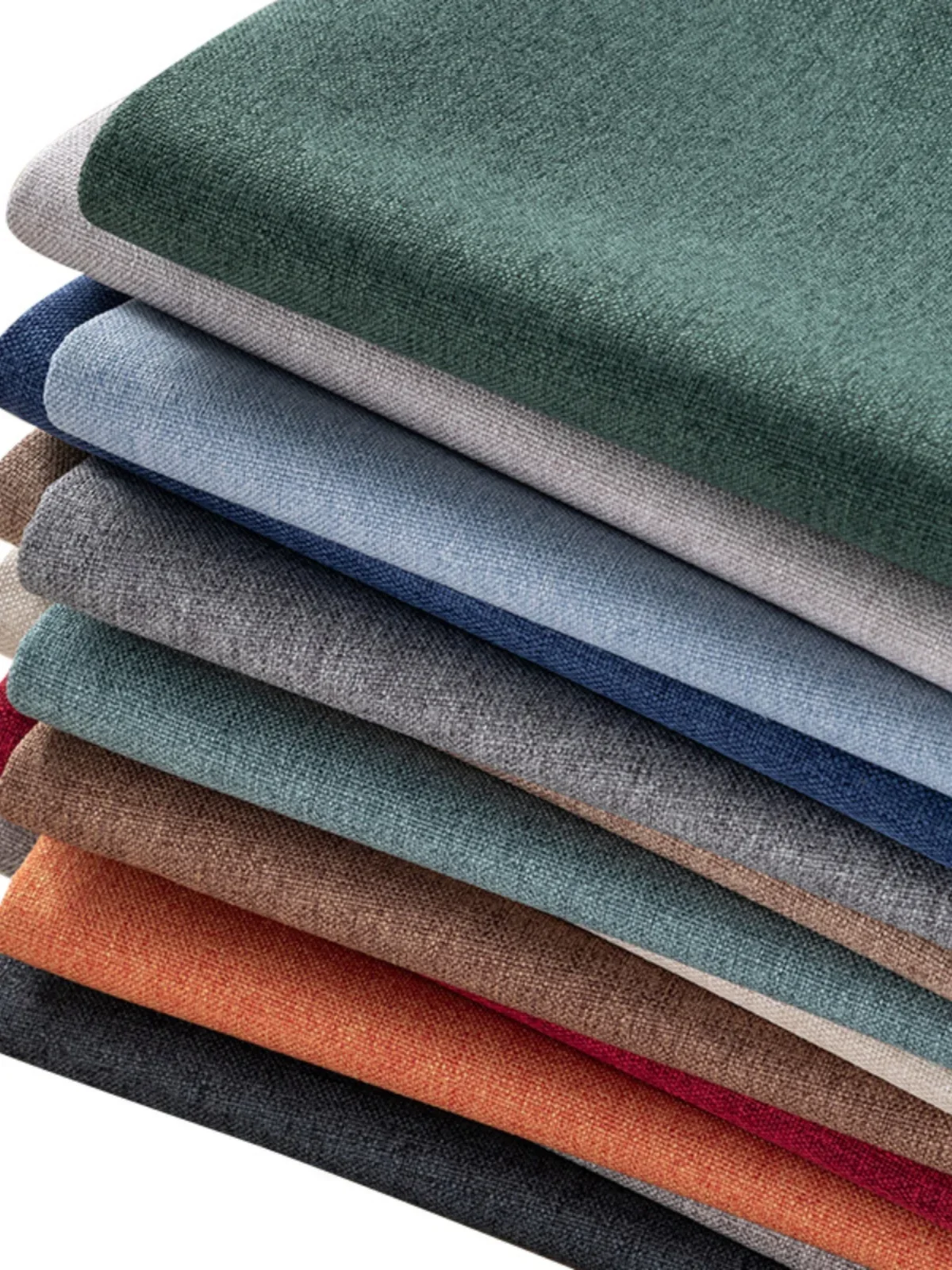 Thickened Plain Linen Fabric Fine By The Meter for Tablecloth Bags Pillow Cushion Cover Sewing Sofa Cloth Wearable Beige Gray - Image 6