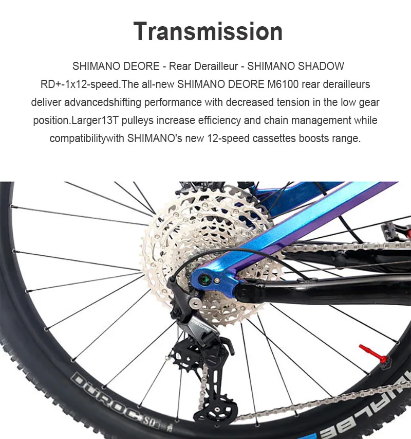 29inch high-end all-terrain electric mountain bike slow down soft tail dual shock emtb 12speed bafang mid motor off-road ebike - Image 17