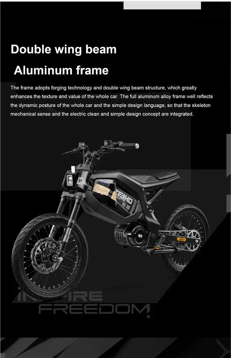 17" urban e-bike e-scooter 50km/h CITY electric bicycle mid-motor mobility excursions Soft tail electric motorcycle smart ebike - Image 13