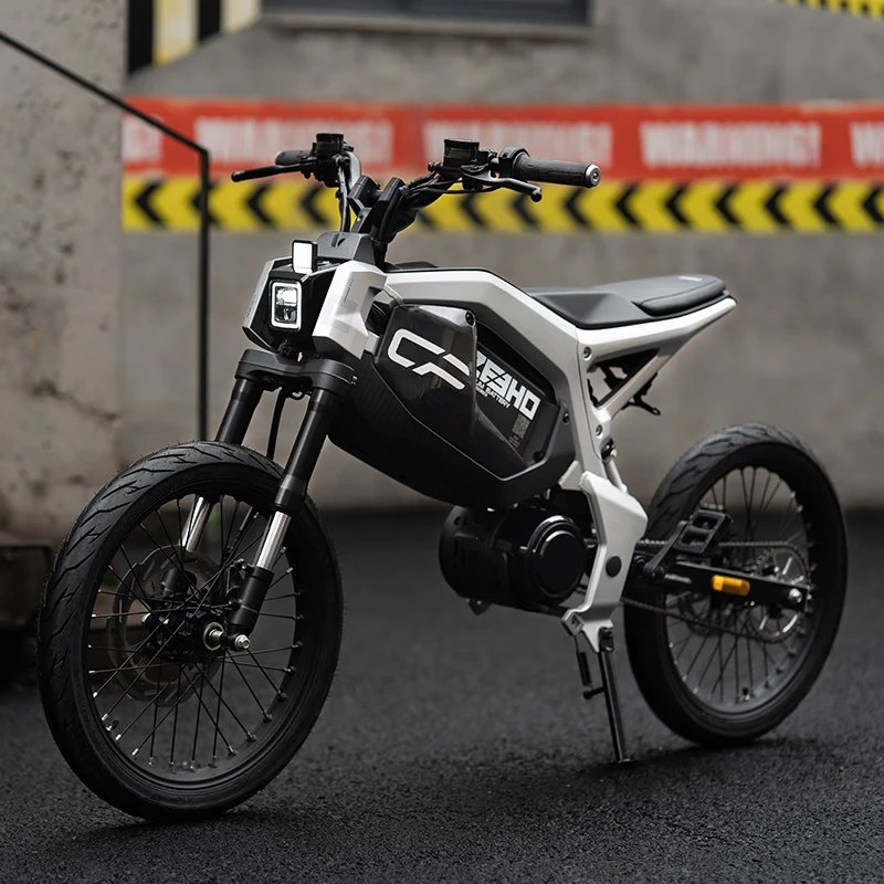 17" urban e-bike e-scooter 50km/h CITY electric bicycle mid-motor mobility excursions Soft tail electric motorcycle smart ebike - Image 4