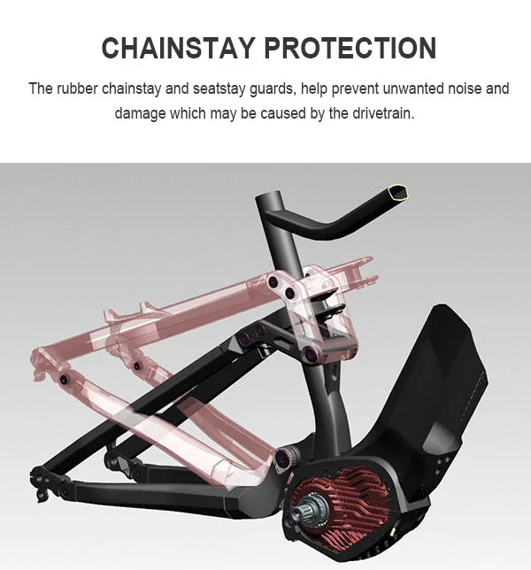 29inch high-end all-terrain electric mountain bike slow down soft tail dual shock emtb 12speed bafang mid motor off-road ebike - Image 11