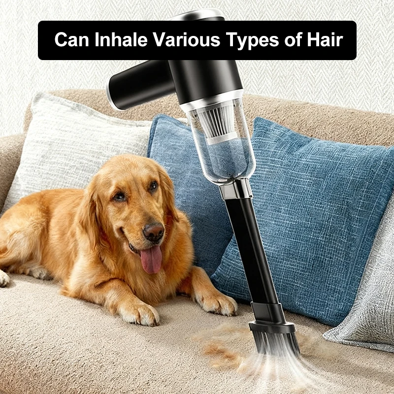 Car Vacuum Cleaner Portable Small Vacuum Cleaner For Multi Purpose Vehicles Small Household Pump Handheld Car Vacuum Cleaner - Image 5