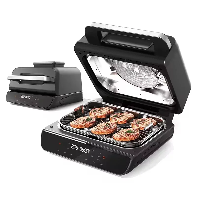 Indoor Air Fryer Grill Kitchen Appliances Party Cafe Home Non-oil Bake Air Crisp Roast Bake Broil Dehydrate Pizza Air Fryer - Image 6