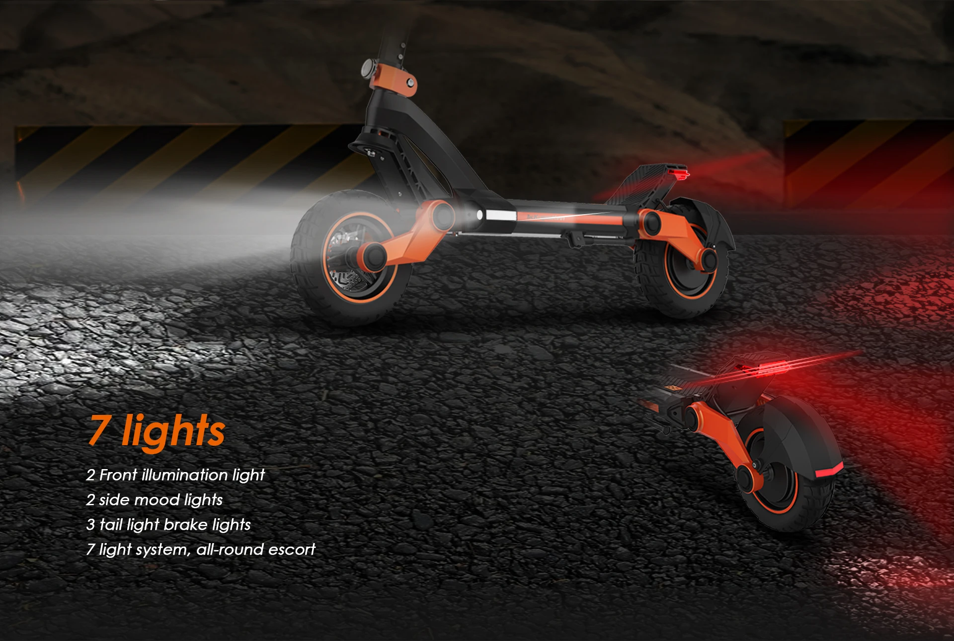 Kukirin G3 Adult Foldable Electric Scooter Powerful 52V18AH Off-Road Electric Scooter - Image 15