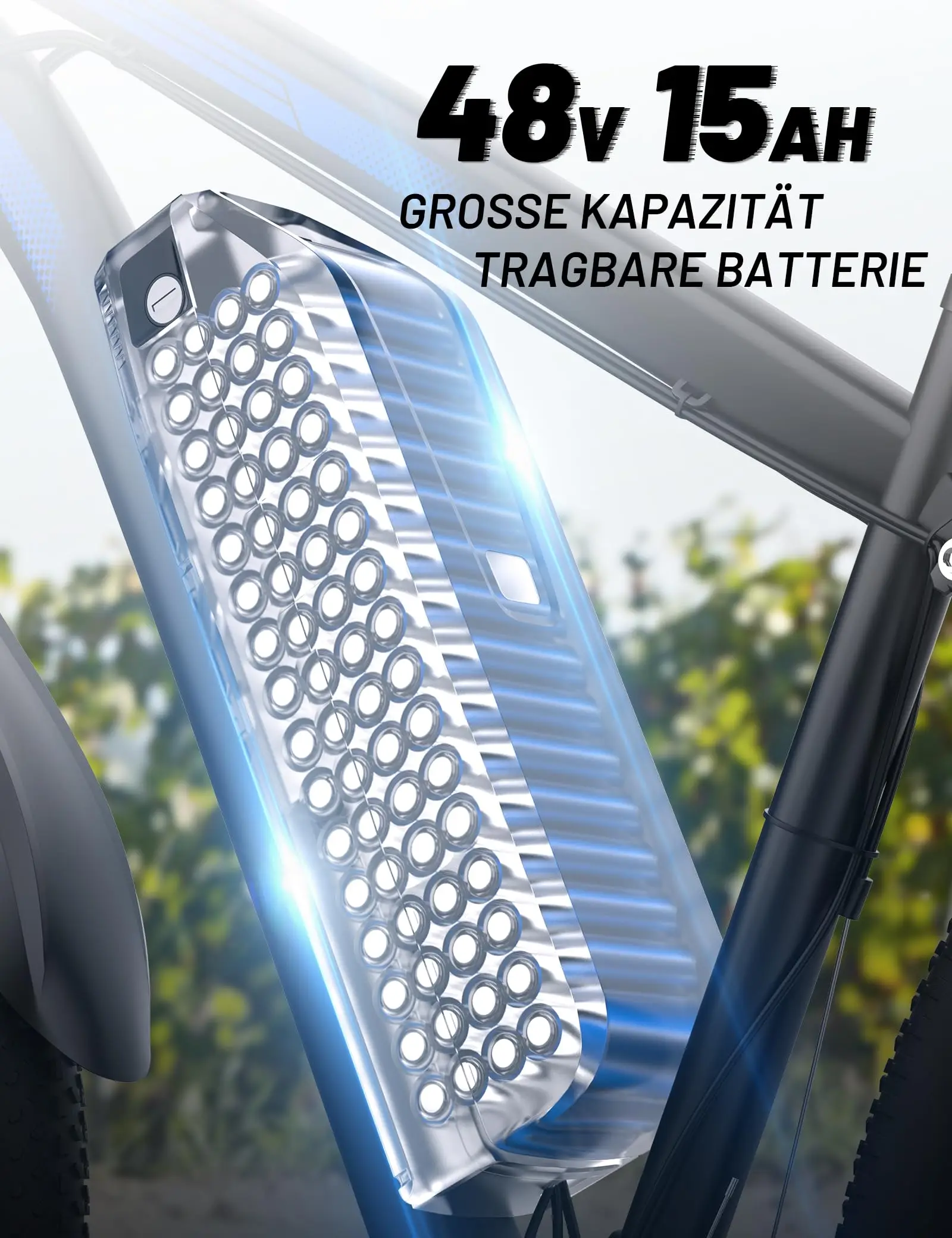 EU UK Warehouse Stock Duotts C29 Dual Battery Dirt Electric Bicycle Ebike Hybrid Electric Mountain Dirt E Bike For Adults - Image 2