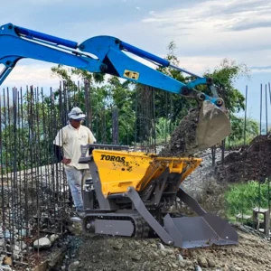 TOROS Farm Crawler Mini Dumper Truck Hydraulic Customized Skid Steer Trucks Lifting Self-Feeding Dumper For Sale